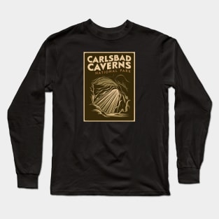 Vintage Retro Carlsbad Caverns National Park Long Sleeve T-Shirt